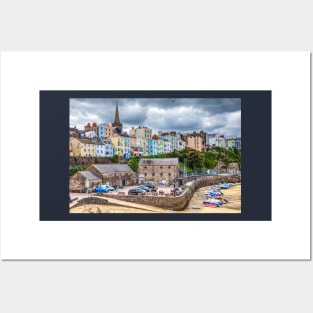 Tenby Sailing Club And Boats Posters and Art